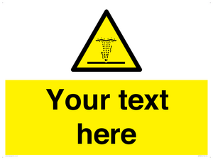 Custom warning geyser water jet